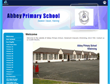 Tablet Screenshot of abbey.northayrshireschools.co.uk