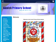 Tablet Screenshot of annick.northayrshireschools.co.uk